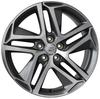 Диск WSP Italy W855 Dubai matt gun metal polished 17" 7,5J 5x108 ET44 DIA65,1