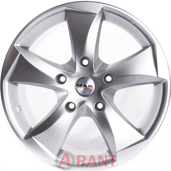 Диск MAK Raptor Hyper silver 20" 9,5J 5x150 ET52 DIA110,2 Диск MAK Raptor Hyper silver 20" 9,5J 5x150 ET52 DIA110,2